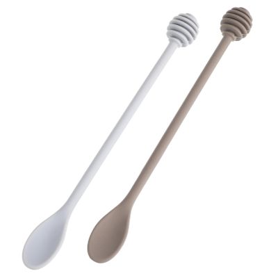 2pcs Honey Stirring Spoon Drink Stirrers Honey Stir Sticks Syrup Spoon Honeycomb Syrups for Drinks Honey Drizzle Stick Serving Spoon Honey Jar Spoons Honey Pot 2c26 Jam