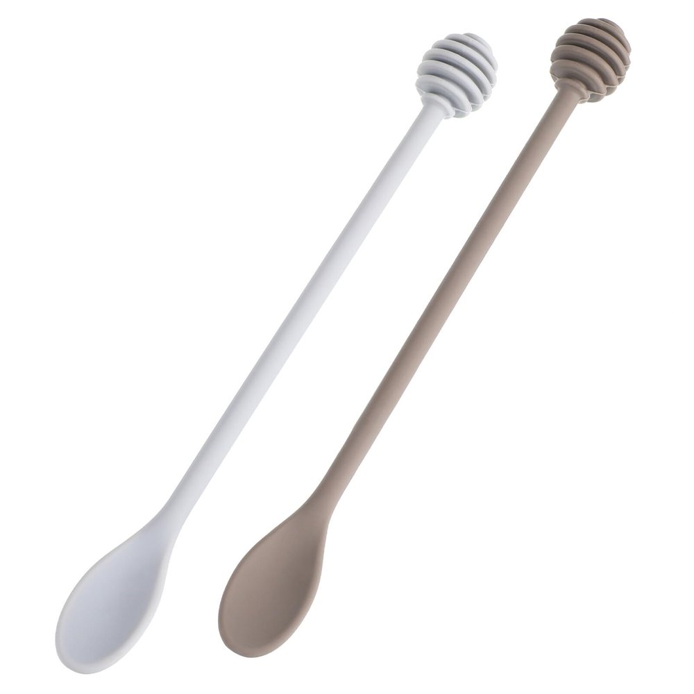 2pcs Honey Stirring Spoon Drink Stirrers Honey Stir Sticks Syrup Spoon Honeycomb Syrups for Drinks Honey Drizzle Stick Serving Spoon Honey Jar Spoons Honey Pot 2c26 Jam