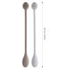 2pcs Honey Stirring Spoon Drink Stirrers Honey Stir Sticks Syrup Spoon Honeycomb Syrups for Drinks Honey Drizzle Stick Serving Spoon Honey Jar Spoons Honey Pot 2c26 Jam view 3