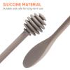 2pcs Honey Stirring Spoon Drink Stirrers Honey Stir Sticks Syrup Spoon Honeycomb Syrups for Drinks Honey Drizzle Stick Serving Spoon Honey Jar Spoons Honey Pot 2c26 Jam view 4