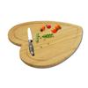 LEIXIUSM wood chopping block heart shaped charcuterie board wood chopping boards small chopping board steak plate Wood pastry board cake platter bamboo cheese board food Delicatessen Wooden view 4