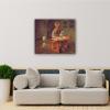 Surrealist Art Posters - "Creation of The Birds" by Remedios Varo - Famous Paintings Print on Canvas - Surrealist Painting Cool Wall Decor for Living Room Office 40x50cm-15.7x19.6in Internal Frame view 3