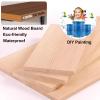 Floating Shelf White 60cm 80cm 90cm 100cm 120cm 150cm 160cm 180cm 200cm, Wood Wall Mounted Shelves for Kitchen, Under Tv, Kids Bedroom, Laundry Room and Closet ( Color : 4 Pack , Size : WxL 8x35.4in/2 view 4