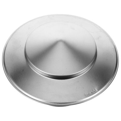Milisten Rain Cap for Roof Chimney Cap, Stainless Steel Cone Cap with Screen Fireplace Roof Chimney Rain Cover Exterior Stove Topper for Vent Flue 75mm