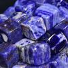 Natural Natural Blue Stripe Crystal Stone Square Stone Aromatherapy Stone Incense Expanding Stone Crystal Stone Decorative Ornaments (Size : 1pack (30g)) view 2