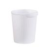 HASMI Bathroom Trash can No Cover Trash Can Large Paper Basket Office Household Kitchen Living Room Bathroom Waste Paper Basket Vertical Stripes Frosted Kitchen Trash Can (Color : C) view 1
