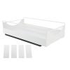 Pull Out Cabinet Organizers and Storage, Slide out Shelf for Kitchen Cabinet Sliding Wire Basket Drawers for Closet(A-White) view 1