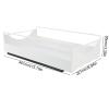 Pull Out Cabinet Organizers and Storage, Slide out Shelf for Kitchen Cabinet Sliding Wire Basket Drawers for Closet(A-White) view 4