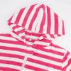 MissShorthair Kids' Hooded Towel Poncho with Zipper Beach Cover-Up with Pocket Swim Towel Robe for Boys & Girls Zipper Style Pink 5-7 Years view 3