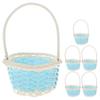 6 Pack Woven Small Storage Wedding Candy Decorative with Handle view 1