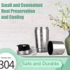 Cyrank Stainless Steel Shaker Bottle with Scale, Protein Shaker Bottle view 3