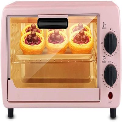 CYZJPRVN Mini Oven 9L, Air Fryer, Convection Toaster Oven, 0-230C, 60 Min Timer, 3 Shelves, Stainless Steel Heating, 3 Accessories, Ideal for Caravans & Dormitories