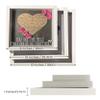 ROSLILY Custom Mom Flower Shadow Box Personalized Heart Shaped Name Frame for Mom Grandma Family Anniversary Birthday (Heart Puzzle, 8*8in/20*20cm) view 2