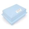 Crowne Vault Urn Vault for Underground Burial | Holds Adult Human Ashes and Cremation Urns for Cemetery and Ground Burials | Made in The USA (Regent, Sky Blue with Nameplate) view 1
