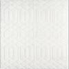 Abani Cozy Cream Area Rug for Living Room, Bedroom - Geometric Diamond Pattern - 5' x 8' - Durable & Easy to Clean view 3