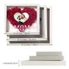 ROSLILY Custom Mom Flower Shadow Box Personalized Heart Shaped Name Frame for Mom Grandma Family Anniversary Birthday (Heart Photo, 8*8in/20*20cm) view 2