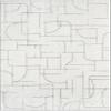 Abani Cozy Cream Area Rug for Living Room, Bedroom - Grey Linear Lines Pattern - 4' x 6' - Durable & Easy to Clean view 3