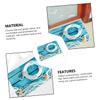 Ciieeo 1pc Non- Bath Mat Water Absorbent Decorative Floor Mat for Bathroom Kitchen and Living Room and Practical Plank Design view 3