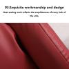 ESRADA Mid-Century Modern Style High Back Chair, Upholstered Living Room Chair with Lumbar Cushion, Metal Frame for Bedroom Sunroom, Reading Armchair z view 3