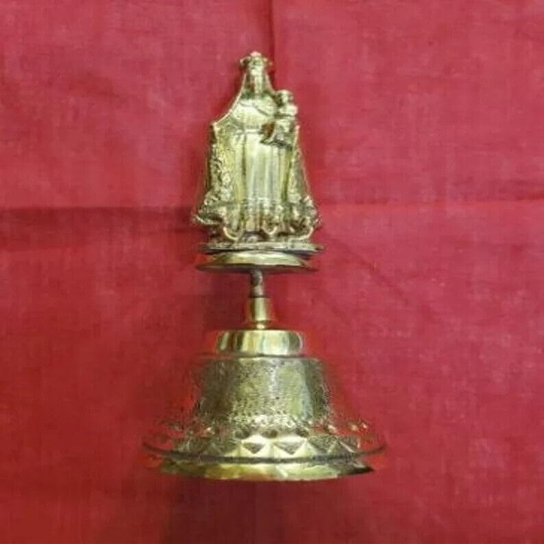 HomeLoft Basics Campana DE OCHUN, Campana OCHUN OSHUN Bell, Santeria Religion IFA OSHA, Gold