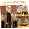 ABOOFAN Wine Corks Shot Resin Crystal Mold Party Bottle Plug Convenient Wine Bottle Stopper Silicone Wine Stopper Crystal Molds for Resin Wine Saver Wine Cabinet Christmas Crystal Glass, Golden view 3