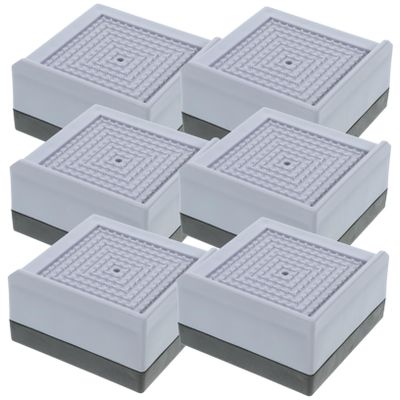 OSALADI 6pcs Bed Furniture Risers Heavy Duty Lifts Non-Slip Pads for Couch Sofa Table Legs