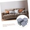 OSALADI 6pcs Bed Furniture Risers Heavy Duty Lifts Non-Slip Pads for Couch Sofa Table Legs view 4
