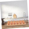 Mikikit Holder Sturdy Storage Tray for Kitchen and Refrigerator for Safe and Convenient view 3