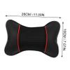 PartyKindom 2pcs Car Neck and Waist Support Pillow Ergonomic Headrest Cushion for Enhanced Comfort All Seasons for Driving and Travel view 3