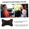 PartyKindom 2pcs Car Neck and Waist Support Pillow Ergonomic Headrest Cushion for Enhanced Comfort All Seasons for Driving and Travel view 4