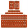 Personalized Wedding Favor Have Hold Keep Drink Cold With Personalized Text 96-Pack Personalized Ultra Slim Can Coolies Party Pack Burnt Orange view 4