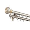 YAVVAY Light Luxury Curtain Track, Room Partition Curtain Rod, Wall-Mounted Curtain Rail System with Silent Pulleys, Invisible End Caps, Stylish and Simple(Gold-2,180cm/5.9ft(2 * 90cm)) view 1