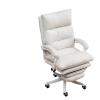 Luo Yi - CN Managerial Chairs, Mobile White Office Chair Desk Computer Lounges Dining Gaming Desk Chair Garden White Chaise De Bureau Office Furniture (Color : B) view 1