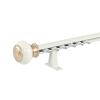 YAVVAY Light Luxury Curtain Track, Room Partition Curtain Rod, Wall-mounted Curtain Rail System With Silent Pulleys, Invisible End Caps, Stylish And Simple(White-1,440cm/14.4ft(4 * 110cm)) view 1