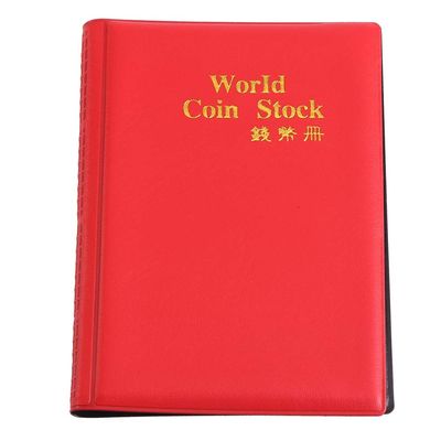 Pissente 120 Pockets Album Book Super Transparent and Large Capacity, Ideal for, and More (red)