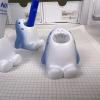 forzma Adorable Desktop Ornament Organizer in Animal Shapes Open Mouthed Rabbit Shiba Inu Cat Key (dog) view 4