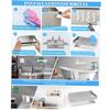 Ciieeo Bathroom Wall Shelf Toilet Shelf Kitchen Metal Rustproof Easy to Clean view 3
