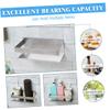 Ciieeo Bathroom Wall Shelf Toilet Shelf Kitchen Metal Rustproof Easy to Clean view 4