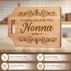 AceThrills Nonna Gifts for Nonna Christmas from Grandkids - Engraved Bamboo Cutting Board 12.3"L x 8.7"W x 0.4"Th view 4