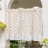 Curtains; Short curtains; Blackout curtainValance Curtains* Sheer Valance Curtain,Window curtains,Semi Sheer Kitchen Curtain Valance Cotton Blend Cafe Bistro Curtain Country Style Short Curtain with P view 3