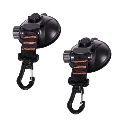 BESPORTBLE 2pcs Suction Cup Hook for Outdoor Camping and Tent Setup Durable Car Window Holder for Easy Installation Non-damaging for Mountaineering and Outdoor Activities