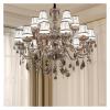 SteFik Modern Smoky Grey Fashion Luxury Large Crystal Chandelier Perfect Compatible with Bedroom, Dining Room, Light Living Room Bedroom Villa Lustre Cristal Fixture,Pendant view 4