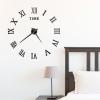 TopHomer Large 3D DIY Wall Clock Frameless Large DIY Wall Clock Kit with Wall Clock Sticker Silent Movement Design for Home Bedroom Office Wall Decorations Ideas(Sliver) view 4