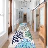 USHIRUG Coral Hallway Runner Rug, 2x6ft, Beach Coastal Rugs for Living Room, Soft Anti-Slip Durable Runner for Entryway, Non-Shedding Breathable Home Decor Mat for Dining Room Floor Hallway view 3