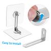 ibasenice 8pcs Furniture Anchors Adhesive Tip Anchors for No Drilling Bookcase Dresser Cabinet Shelf Fixed Stickers for Shelves view 3