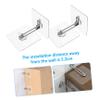 ibasenice 8pcs Furniture Anchors Adhesive Tip Anchors for No Drilling Bookcase Dresser Cabinet Shelf Fixed Stickers for Shelves view 4