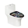 Eheartsgir Lotus Floral Bathroom Toilet Lid Dustproof Cover Soft Comfortable Home Hotel Bathroom Toilet Protective Cover Fits Most Toilet Bowl Lids for Home Decorations view 1