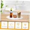 DECHOUS Practical Acrylic Turntable Round Rotating Plate Lazy Susan Spice Rack No Assembly view 2