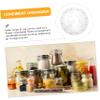 DECHOUS Practical Acrylic Turntable Round Rotating Plate Lazy Susan Spice Rack No Assembly view 4