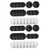 Veemoon 12pcs Cable Clips Adhesive Cable Organizer for Efficient Cord Management Suitable for Home and Office Easy Installation Smooth Surfaces Color Random view 1